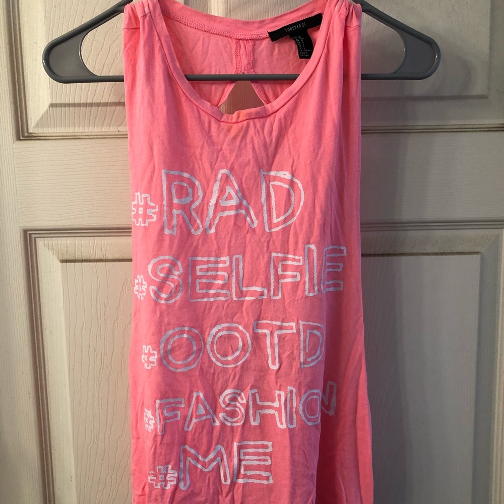 Neon Pink Muscle Tee